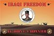 Marine Corps Iraqi Freedom Small Vehicle Bumper Sticker