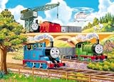 Off to Work Thomas shaped box floor puzzle