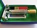 Weishi Safety Razor Polished Chrome and Satin Gold Plated