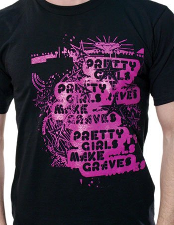 Click here to buy Pretty Girls Make Graves - Diamond Purple - T-Shirt.