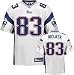 Wes Welker Jersey: Reebok Authentic White #83 New England Patriots Jersey - 56