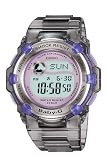 Casio Women's BG3000-8B Baby-G Slim Marine Purple Accented Sport Watch