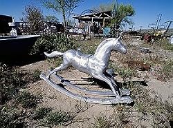 Antique Store Rocking Horse Photograph - Beautiful 16"x20" Photographic Print by Carol M. Highsmith