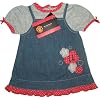 Manchester United Football Club Girls Pinny and Romper (blue,9 to12 months)