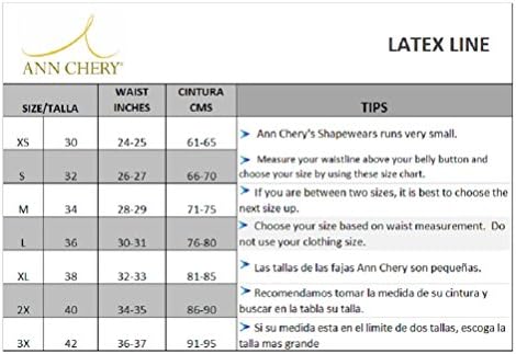 Ann Chery 2021 Women's Classic 3 Hooks Latex Waist Cincher Shapewear