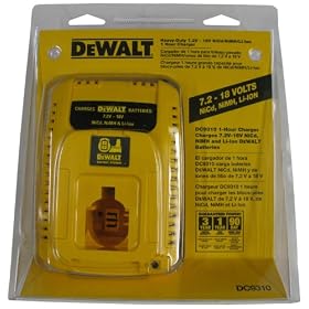 DeWalt DC9310 Heavy-Duty 7.2 Volt - 18 Volt 1 Hour Charger