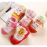 ベビー ソックス ５足セット 女の子 ８～１１ｃｍ ０～１歳くらい