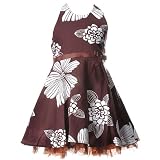 Baby Toddler Little Girls Clothes BROWN HALTER Dress RARE EDITIONS Girl 12M-16