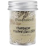 Stampendous Glass Glitter 1.43 Ounces-Champagne