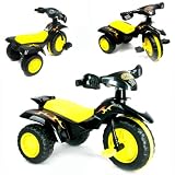 Black and Yellow Kids 3 Wheel Mini Motorbike TriCycle