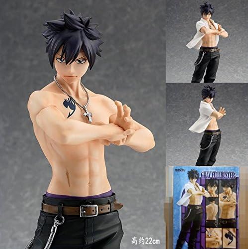Anime Fairy Tail Gray Fullbuster GSC the 2nd Ver. PVC Action Figure Collectible Toy 9" 22CM