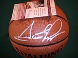 SCOTTIE PIPPEN SIGNED AUTOGRAPHED BASKETBALL CHICAGO BULLS COA JSA