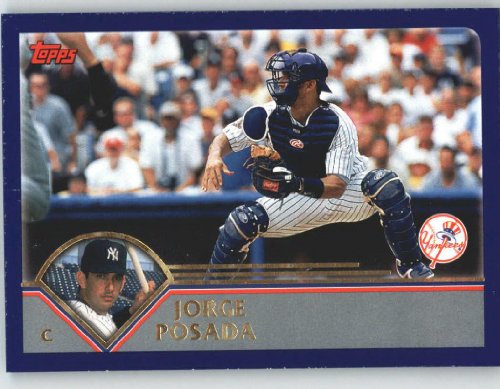 2003 Topps #220 Jorge Posada - New York Yankees (Baseball Cards)