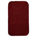 Casual Home Bath Rug - Marsala Red (20x34")