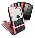 Tuff-Luv
Multi-View
Leather
Case
Cover
and
Stand
for
6-inch
Amazon
Kindle
3/Global
Wireless
-
Pink