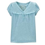 Toddler Girls' Cherokee Solid Heather Top - Carefree Turquoise