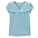 Toddler Girls' Cherokee  Solid Heather Top - Carefree Turquoise