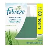 Febreze Candles, Meadows & Rain Scent, 5.5-Ounce Candles (Pack of 4)