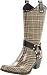 Nomad Women's Harness Rubber Boots,Brown/Black Plaid,9 M US
