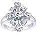 0.80 Carat Round Diamond Engagement Ring in 18ct Solid White Gold