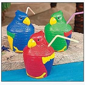 Parrot Cups - set of 3 by SHOPZEUS