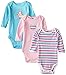 Hudson Baby Unisex 3 Pack Long Sleeve Bodysuits