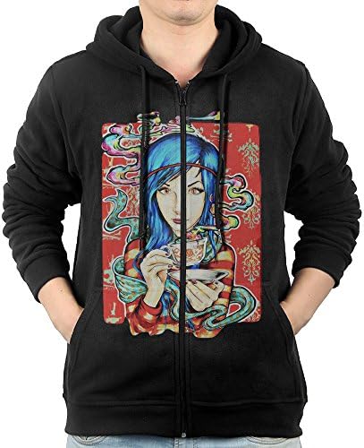 Men Ghost Town's You're So Creepy Girl Fashion Zip Hoodie