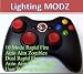 Xbox Modded Controller 10 Mode Rapid Fire Wireless with Red D-pad, Led, and Thumb Sticks! 360