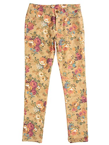 (サルース) salus 花柄美脚スキニーパンツ