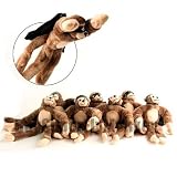 Officially Licensed Flingshot Super Fly Monkey: Motley Crew 7-Pack (Black Masks & Black Capes)