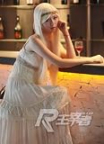 Cream Long Length Anime Cosplay Costume Wig