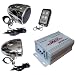 Pyle - 300-Watt Amplifier System With Usb/Aux In/Fm Radio And Dual 50-Watt Chrome Bullet Speakers Product Category: Motorcycle & Atv Audio/Motorcycle & Atv Speakers RS.15949.00