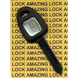 1985 LINCOLN CONTINENTAL BELL HEAD JEWEL LOGO KEY by Lincoln