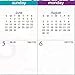 AT-A-GLANCE Monthly Wall Calendar, Good Vibrations Design, Academic Year, 12 Months, July 2015-June 2016, 15 x 12 Inch Page Size (PM20-707A)