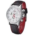 DeTomaso MTL8802C-CH1 - Reloj de caballero de cuarzo, correa de piel color negro
