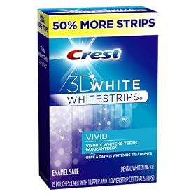 Crest 3D White Whitestrips Vivid - 15 Count