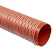 Heat-Flex GS Fiberglass Duct Hose, Iron Oxide Red, For Use With Air, Fume
