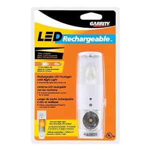 Duracell Garrity Rechargeable LED flashlight with Night light by Duracell