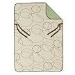 Rain or Shine Kids 'B' Blanket - Green Rings