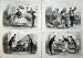 1864 Pictorial Christmas Charade Men Women Syllable