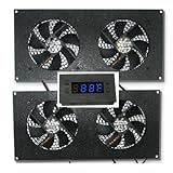 Cabcool 1202-2 Two-Dual 120mm Kits with One LED Thermal Controller