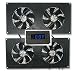 Cabcool 1202-2 Two-Dual 120mm Kits with One LED Thermal Controller