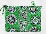 Vera Bradley Large Bow Cosmetic Bag Cupcake Green