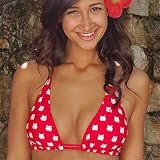 NCAA Arizona Wildcats Ladies Cardinal Spring Breaker Bikini Top (Medium)