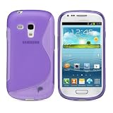 Fosmon DURA S Series Flexible TPU Cover for Samsung Galaxy S3 III mini / i8190 - Purple