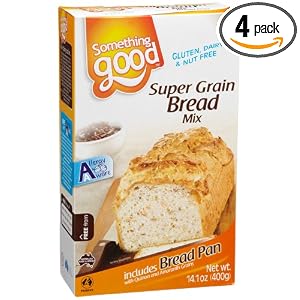 Australis Foods Something Good Super Grain Bread Mix, 14.1 oz. Boxes (Pack of 4) by Australis Foods