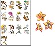 Tom and Jerry Cupcake Rings with Classic Cartoon Tattoos