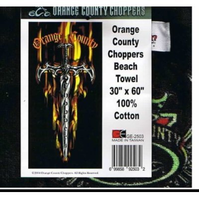 Orange County Choppers Beach Towel
