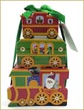 Santas Cookie Train Express Gift Tower - Christmas Gift Basket