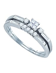 0.29CTW DIAMOND INVISIBLE BRIDAL SET